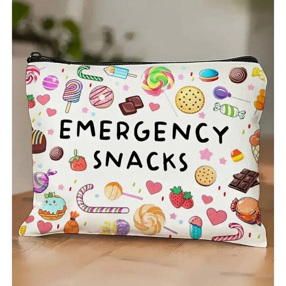 "Emergency Snacks" Makeup Bag - Picture 5 of 5